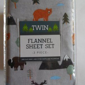 Twin 3 Pc. Flannel Sheet Set
